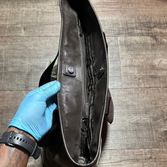 Prada Nylon Olive Green Shoulder bag - Picture 16 of 16